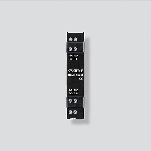 Siedle Bus-Audio/Video-Verteiler unsymetr.schwarz BAVU 652-0